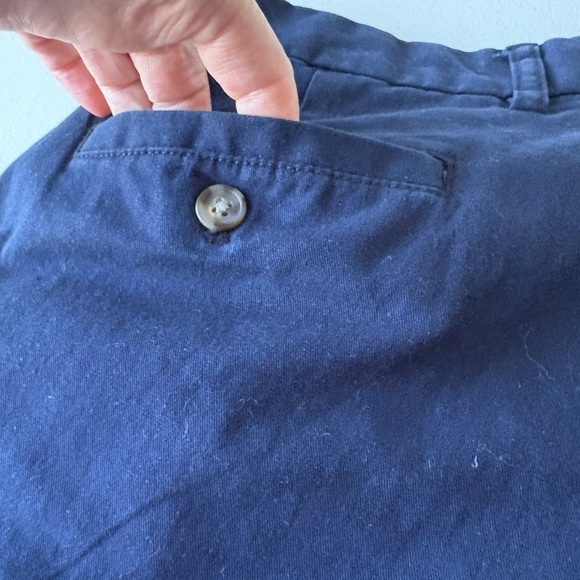 Old Navy Size 34 Lot of 2 Pants Navy Blue & Light Tan School Chino Preppy Khakis - Picture 5 of 16